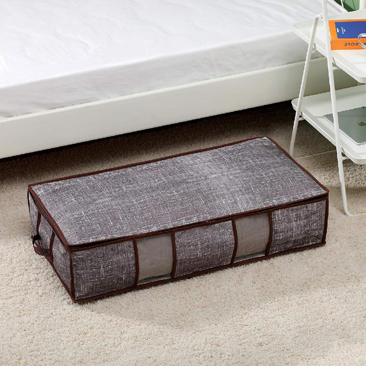 Gracie Oaks Fabric Underbed Storage Set Wayfair